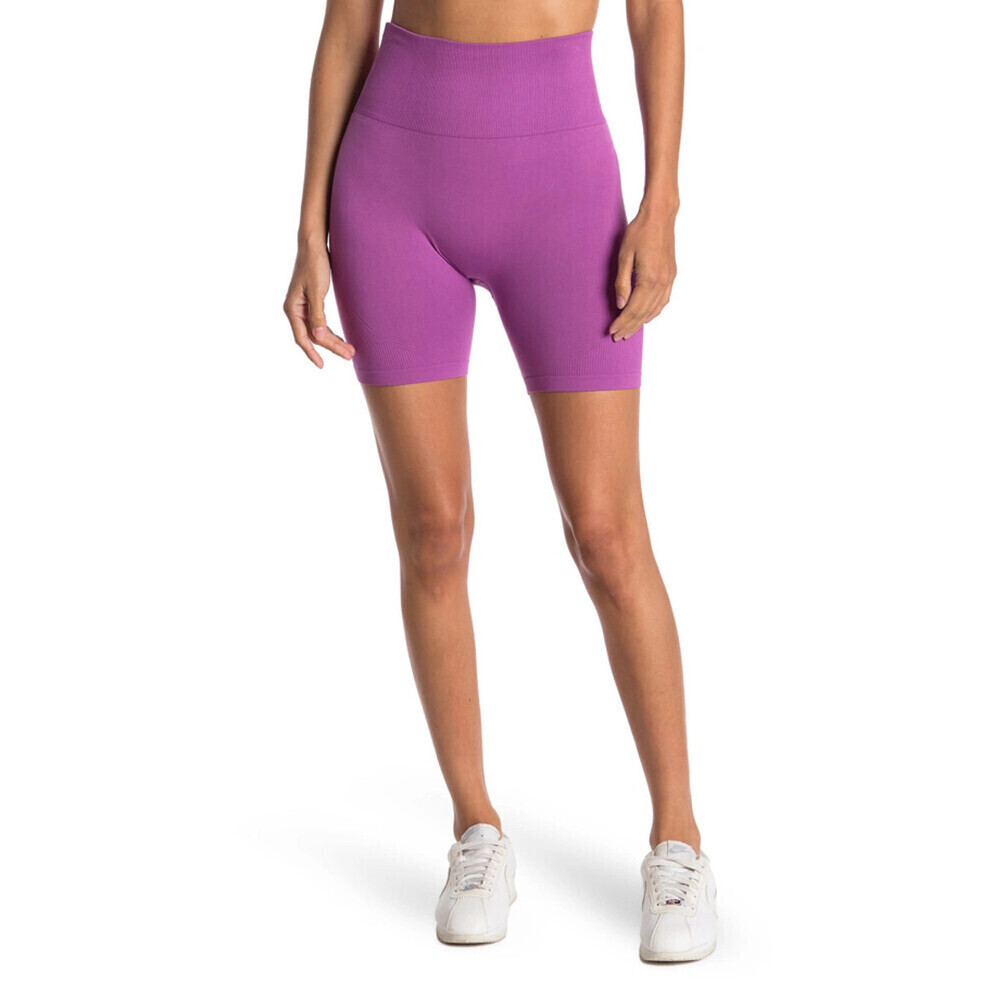 Z By Zella Tandem Seamless Bike Shorts In Purple Striking Size S